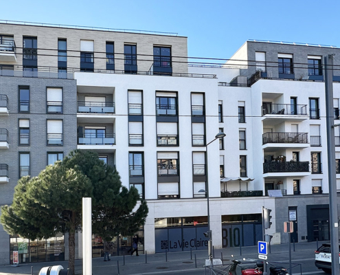 90 logements à Villejuif (94) - Cussac Architectes (75) - Kaufman & Broad (92) - Emerige (75) - 1580 m² de Plaquettes BlocStar Ac19