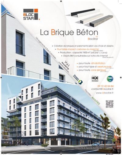 59 – d’A Septembre 2024 – C4 – Wilmotte & Associés Architectes – Bouygues Immobilier (196 logements à Bois Colombes)